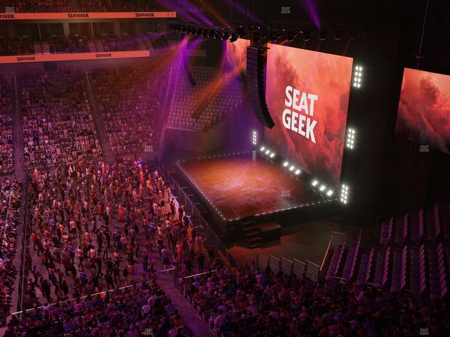 Dickies Arena - Section 205 Seat View