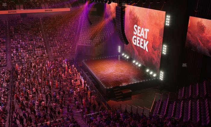 Dickies Arena - Section 205 Seat View