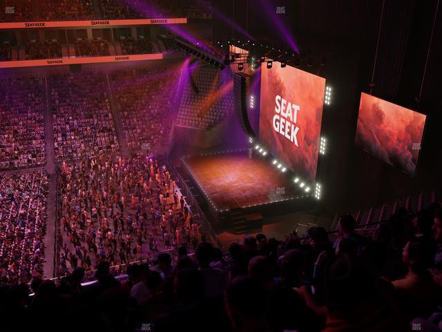 Dickies Arena - Section 205 Seat View