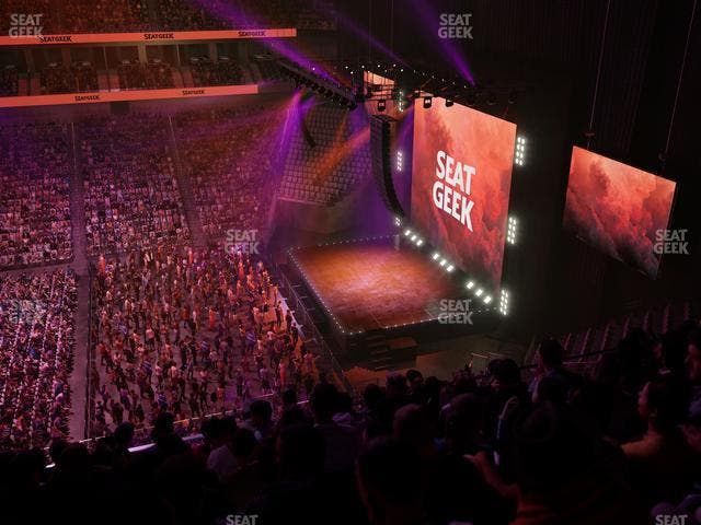 Dickies Arena - Section 205 Seat View