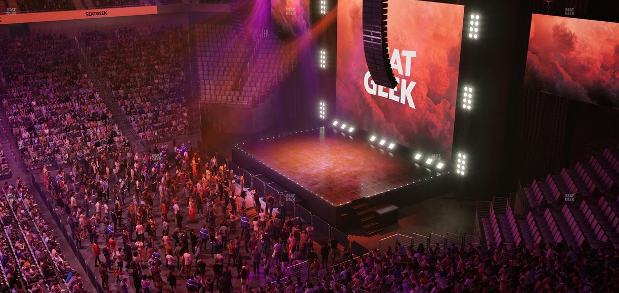 Dickies Arena - Section 206 Seat View