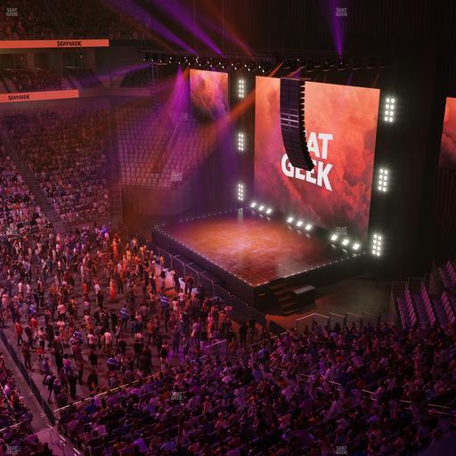 Dickies Arena - Section 206 Seat View