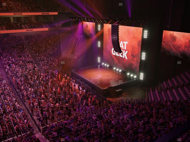 Dickies Arena - Section 206 Seat View