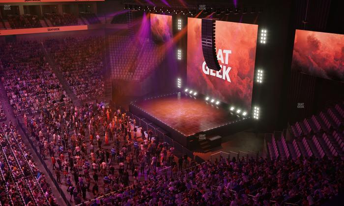Dickies Arena - Section 206 Seat View