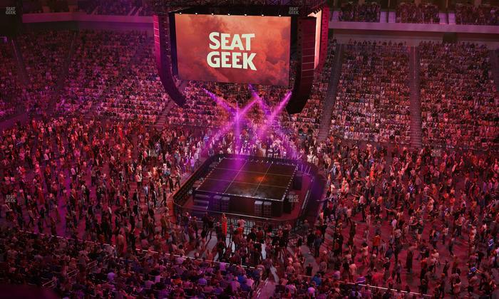 Dickies Arena - Section 206 Seat View