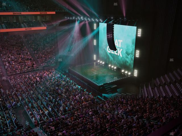 Dickies Arena - Section 206 Seat View