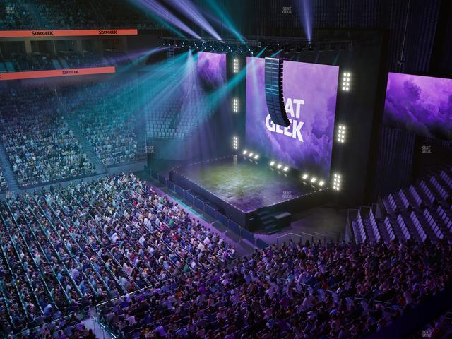 Dickies Arena - Section 206 Seat View