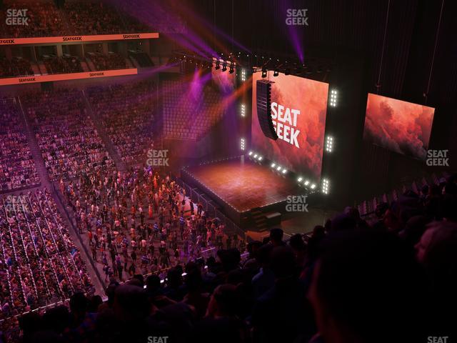 Dickies Arena - Section 206 Seat View Dickies Arena - Section 206 Seat View