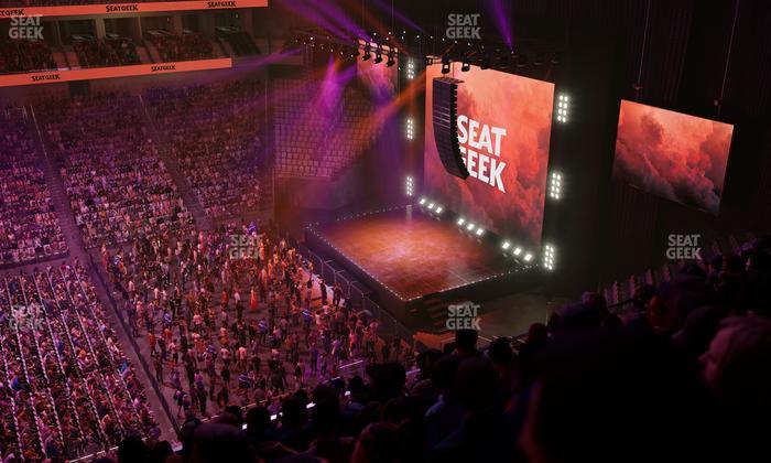 Dickies Arena - Section 206 Seat View