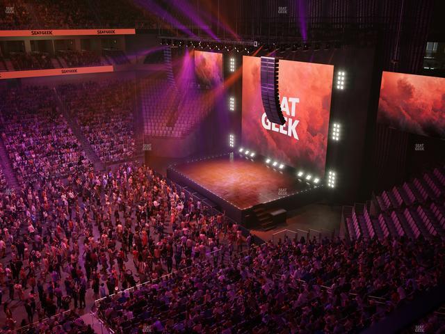 Dickies Arena - Section 206 Seat View