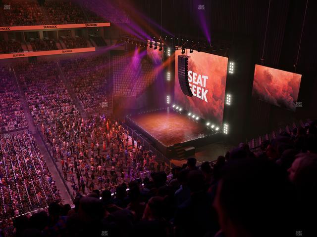 Dickies Arena - Section 206 Seat View