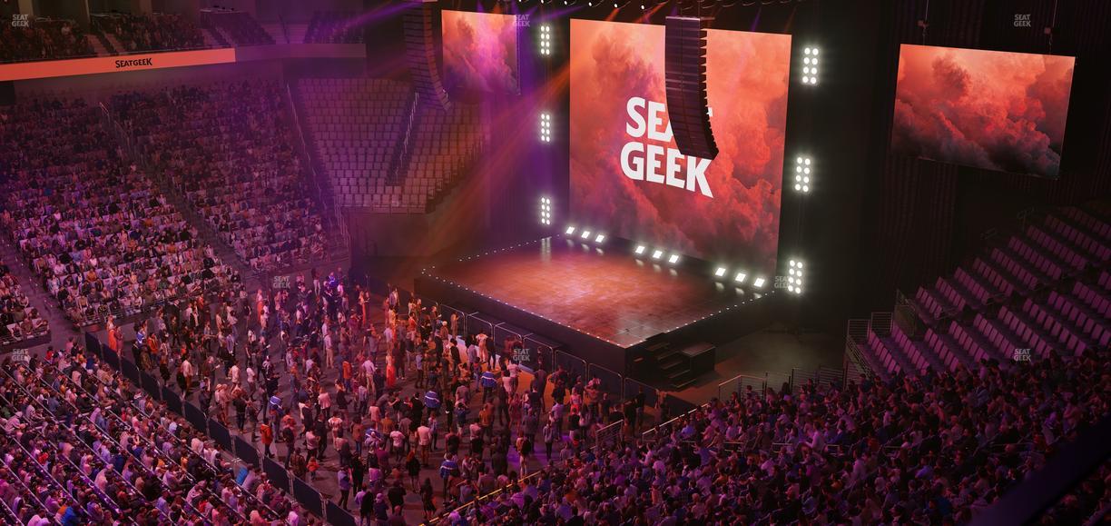 Dickies Arena - Section 207 Seat View