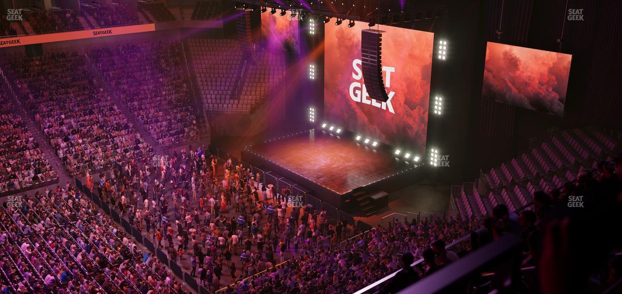 Dickies Arena - Section 207 Seat View