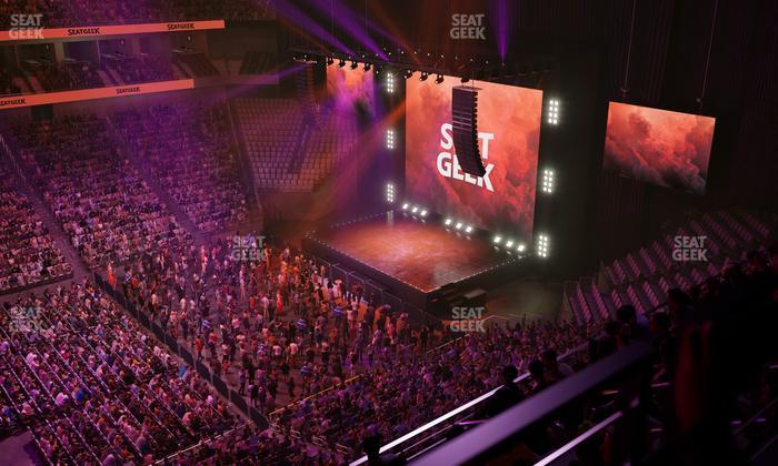 Dickies Arena - Section 207 Seat View