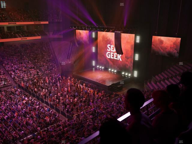 Dickies Arena - Section 207 Seat View