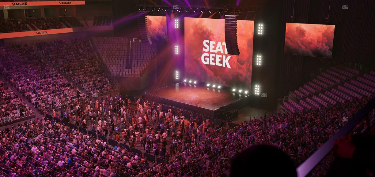 Dickies Arena - Section 208 Seat View
