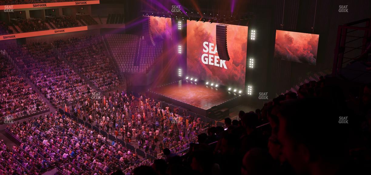 Dickies Arena - Section 208 Seat View