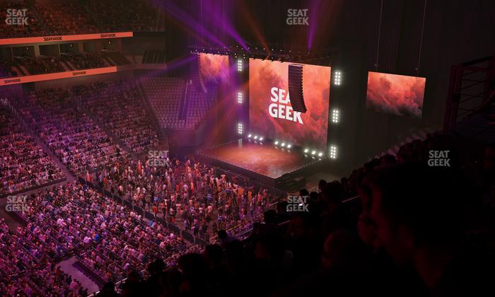 Dickies Arena - Section 208 Seat View