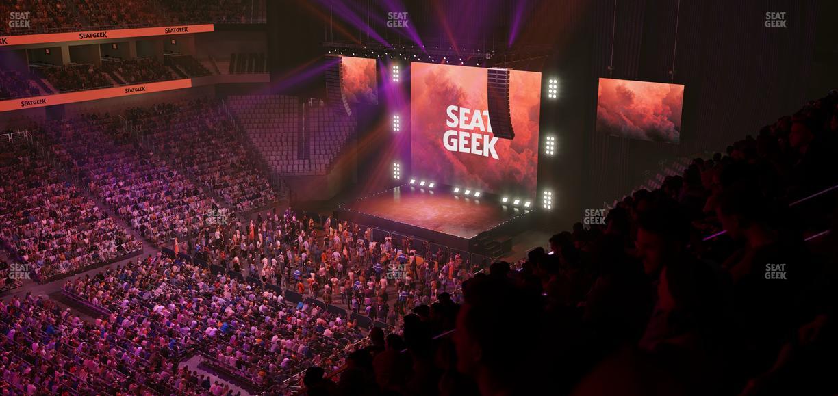 Dickies Arena - Section 209 Seat View