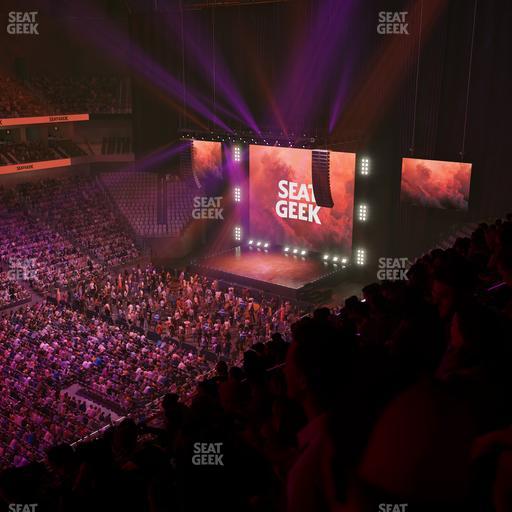 Dickies Arena - Section 209 Seat View