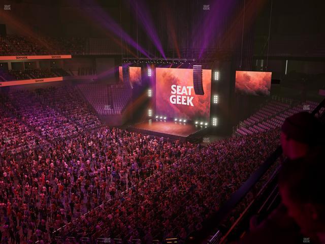 Dickies Arena - Section 209 Seat View