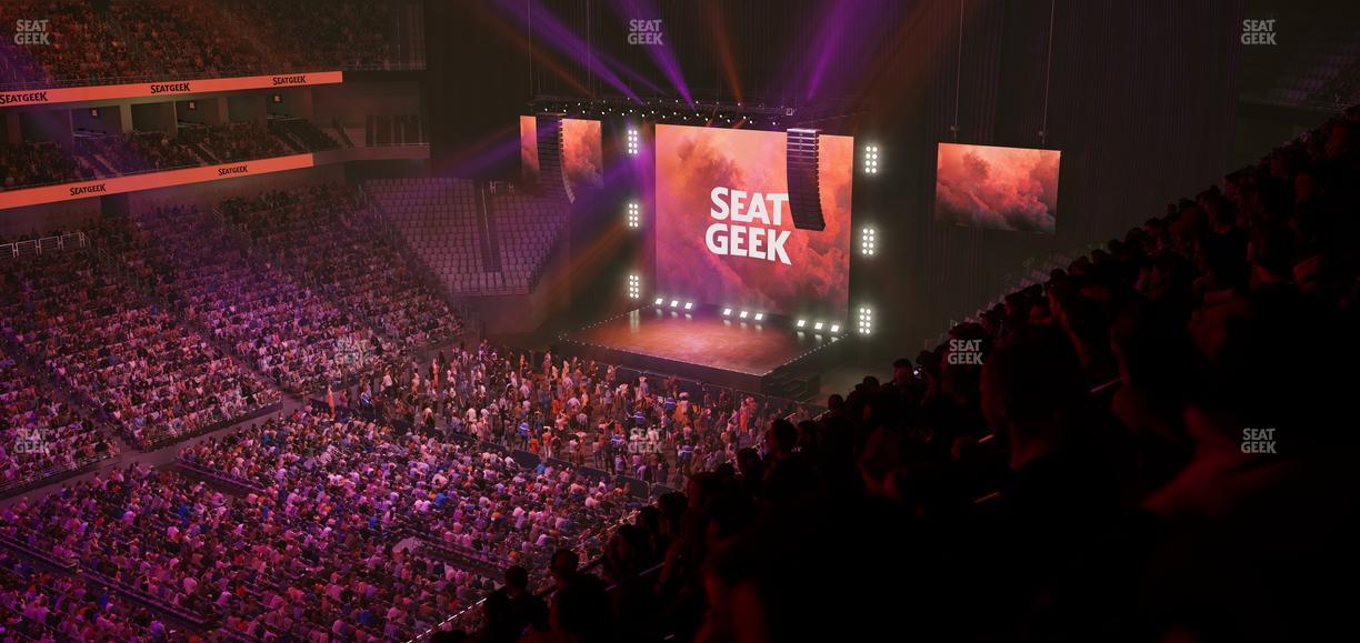 Dickies Arena - Section 210 Seat View