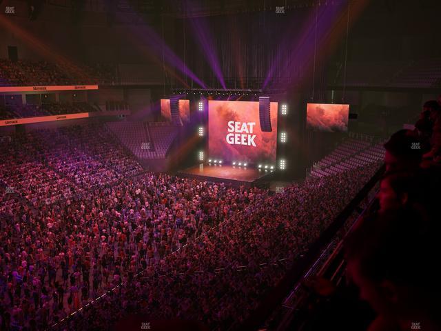 Dickies Arena - Section 210 Seat View