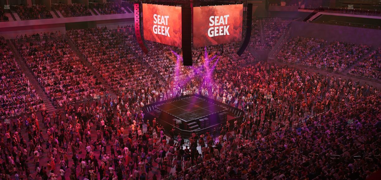 Dickies Arena - Section 210 Seat View
