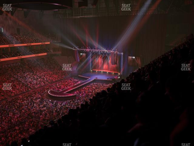 Dickies Arena - Section 211 Seat View