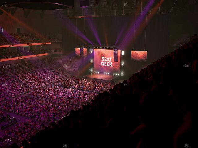 Dickies Arena - Section 211 Seat View