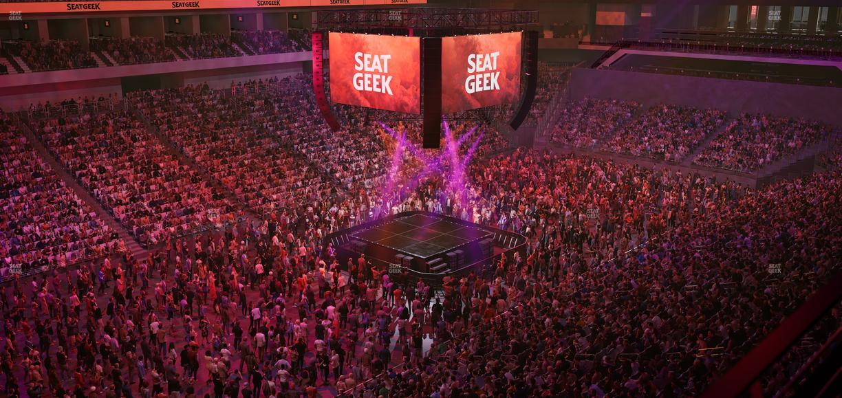 Dickies Arena - Section 211 Seat View