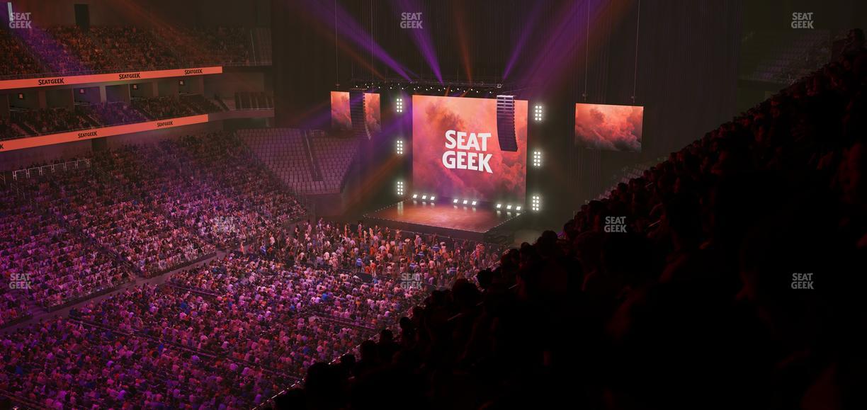 Dickies Arena - Section 211 Seat View