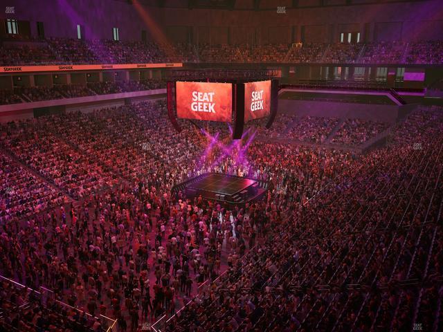 Dickies Arena - Section 212 Seat View