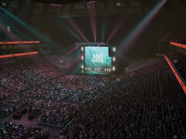 Dickies Arena - Section 212 Seat View