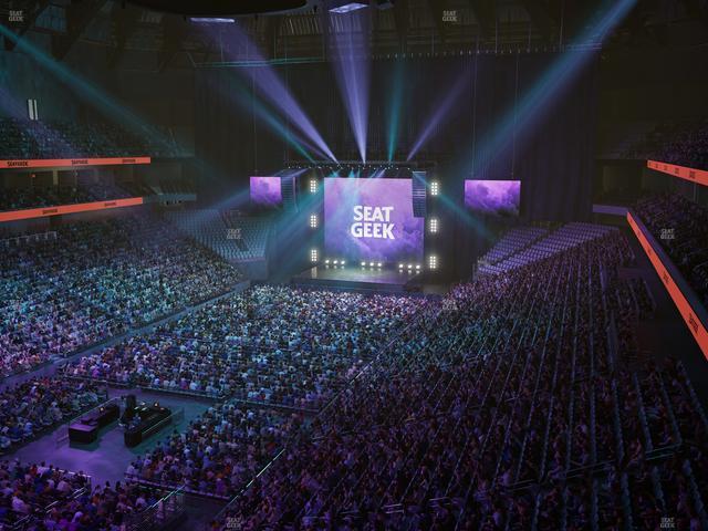 Dickies Arena - Section 212 Seat View