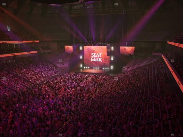Dickies Arena - Section 212 Seat View