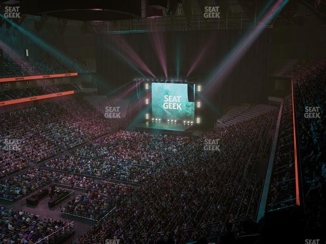 Dickies Arena - Section 212 Seat View