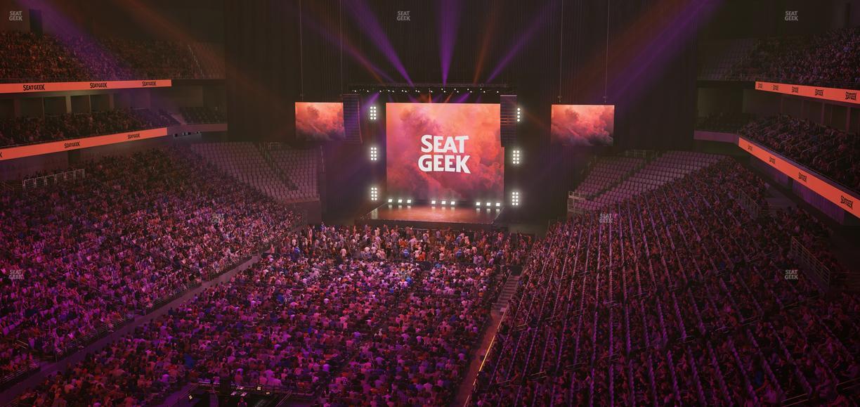 Dickies Arena - Section 213 Seat View
