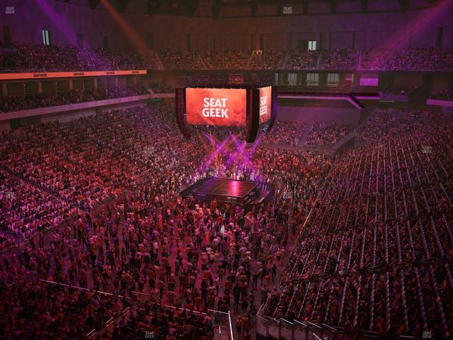 Dickies Arena - Section 213 Seat View