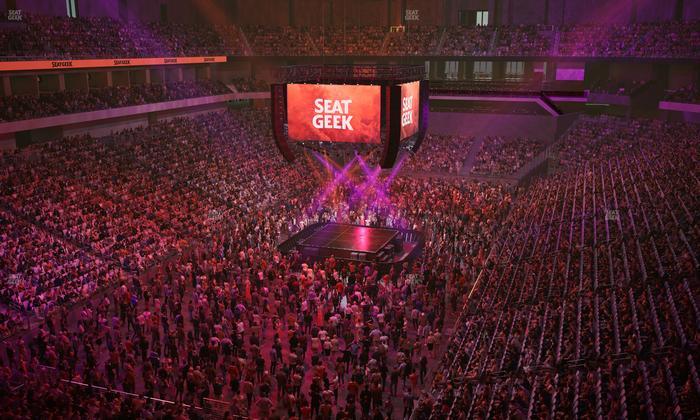 Dickies Arena - Section 213 Seat View