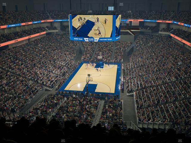 Dickies Arena - Section 214 Seat View Dickies Arena - Section 214 Seat View