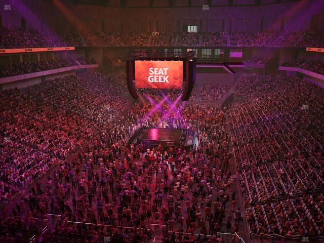 Dickies Arena - Section 214 Seat View