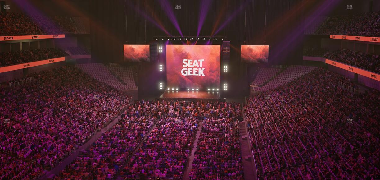 Dickies Arena - Section 214 Seat View