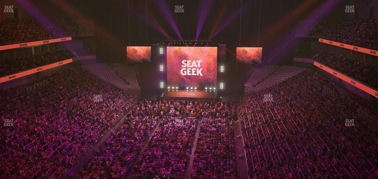 Dickies Arena - Section 214 Seat View