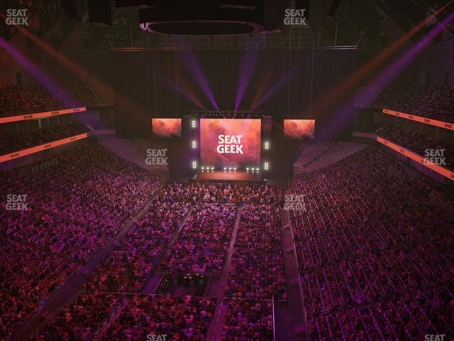 Dickies Arena - Section 214 Seat View Dickies Arena - Section 214 Seat View