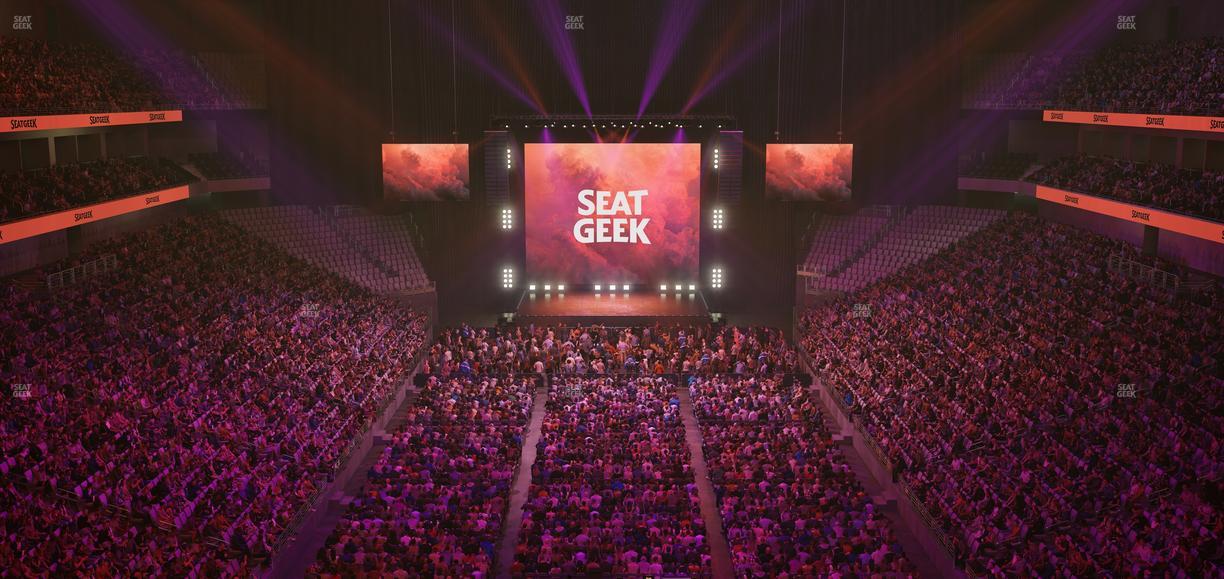 Dickies Arena - Section 215 Seat View