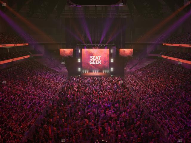 Dickies Arena - Section 215 Seat View