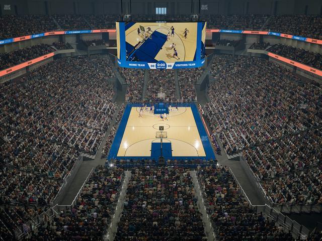 Dickies Arena - Section 215 Seat View Dickies Arena - Section 215 Seat View