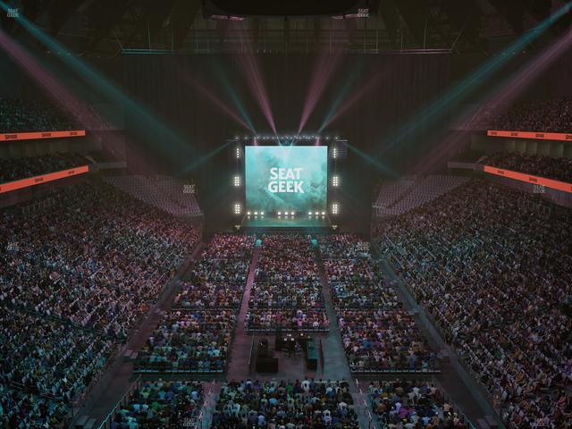 Dickies Arena - Section 215 Seat View