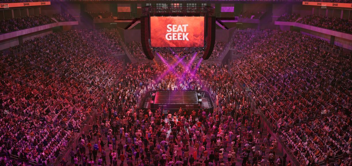 Dickies Arena - Section 215 Seat View